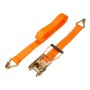 Conacord Spanngurt Pro, orange, 8 m, mit Ratsche und Spitzhaken für sicheres Verzurren.