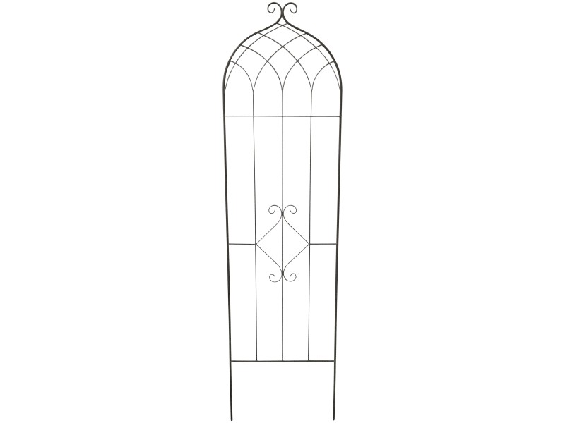 OBI Rank-Spalier Bogen Ornament 180 × 48 cm · Dunkelgrau – Produktbild 1 von 1