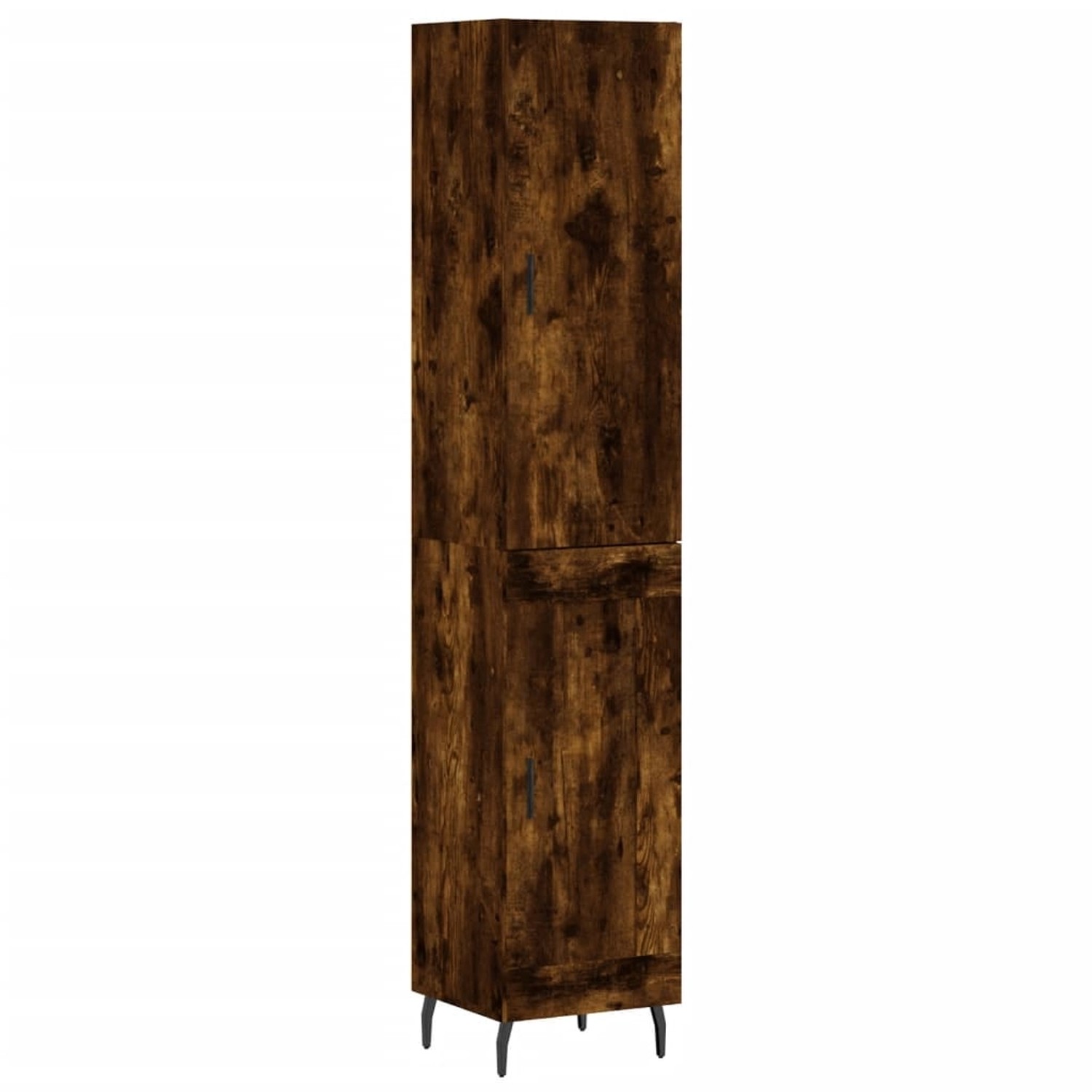 vidaXL Highboard Räuchereiche 34,5x34x180 cm Holzwerkstoff 3199126 günstig online kaufen