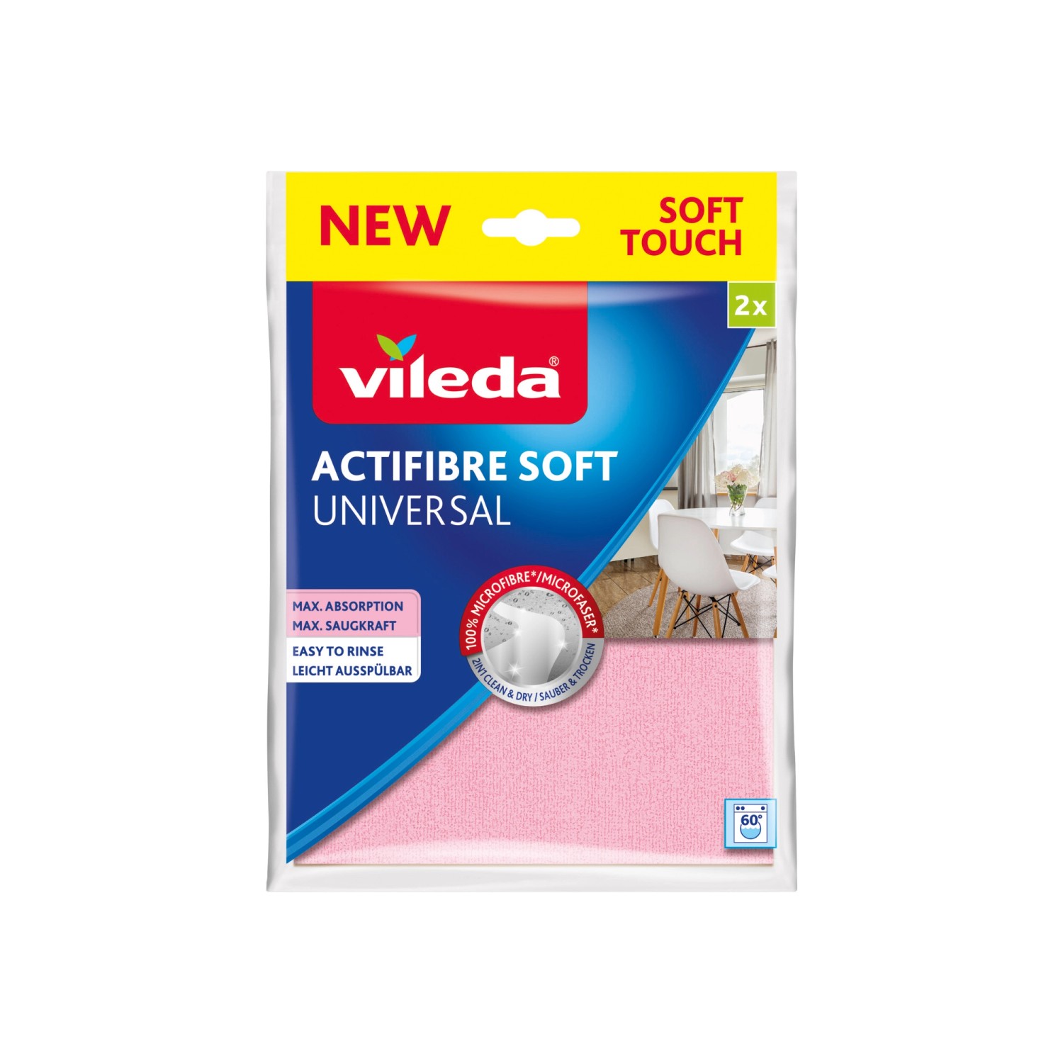 Vileda Actifaser Universaltuch 2er Pack