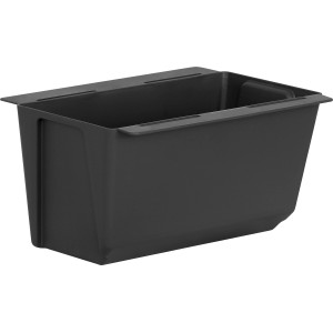 Anthrazitfarbener Geli Pflanzkasten Easy für Europaletten, 18x13,5x10 cm.