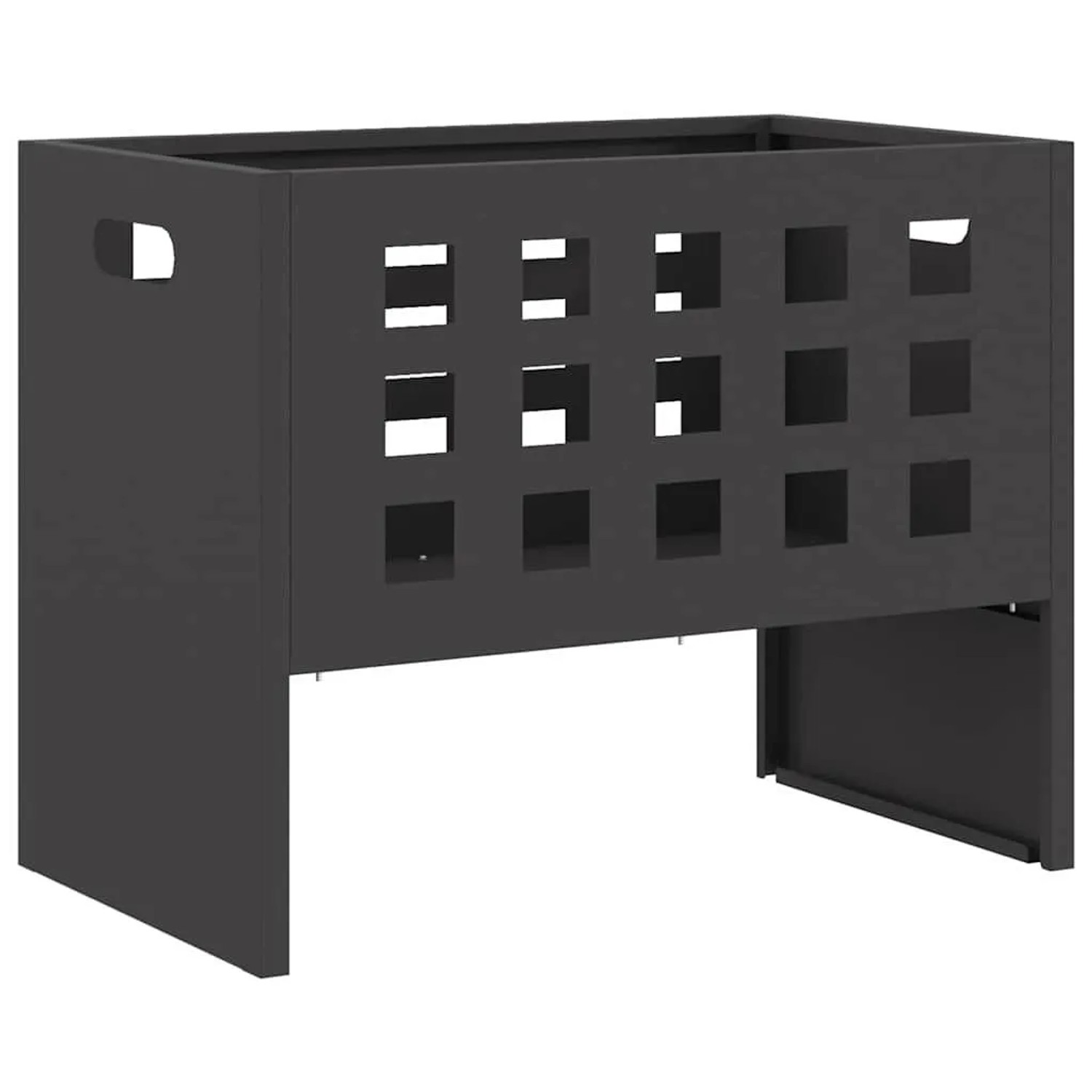 vidaXL Feuerstelle Schwarz 50 x 30 x 40 cm Stahl 858970