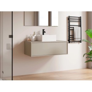 Vente-unique Waschbeckenunterschrank Teana Beige 94 cm