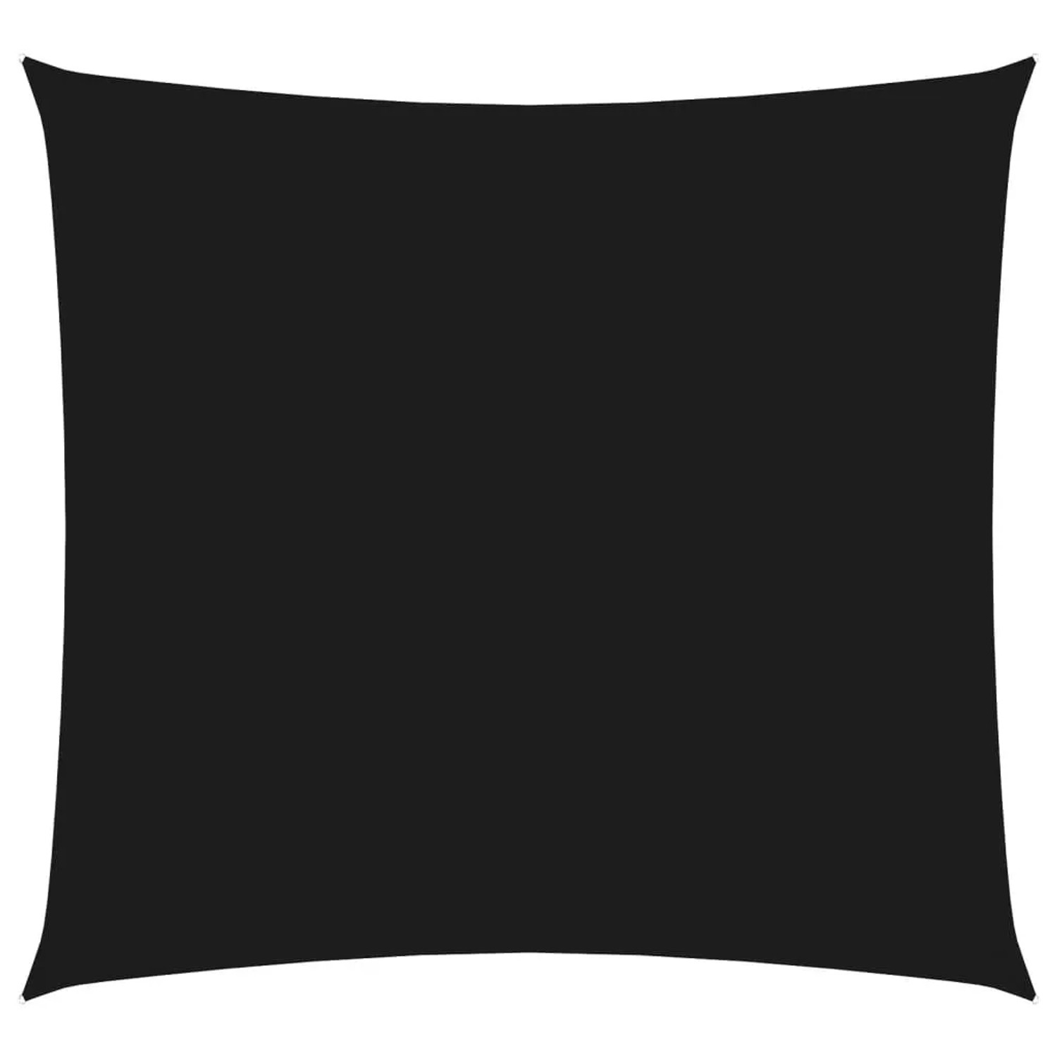 vidaXL Sonnensegel Oxford-Gewebe Quadratisch 3x3 m Schwarz 135742