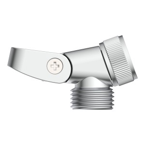 Schütte Gelenkstück 1/2 Zoll, verchromt, für Duschbrause und Brauseschlauch.