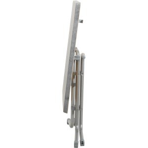 Zusammengeklappter Acamp Klapptisch Piazza, rechteckig, Platin-Cemento, 70x70 cm.
