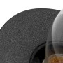 Detailaufnahme: Schwarzer, runder QAZQA Einbaustrahler Insight. Lampe für Flur, Küche, Schlafzimmer.