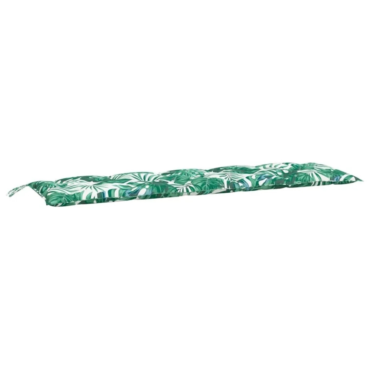 vidaXL Gartenbank-Auflagen 2 Stk Blattmuster 180x50x7cm Oxford-Gewebe 37909 günstig online kaufen