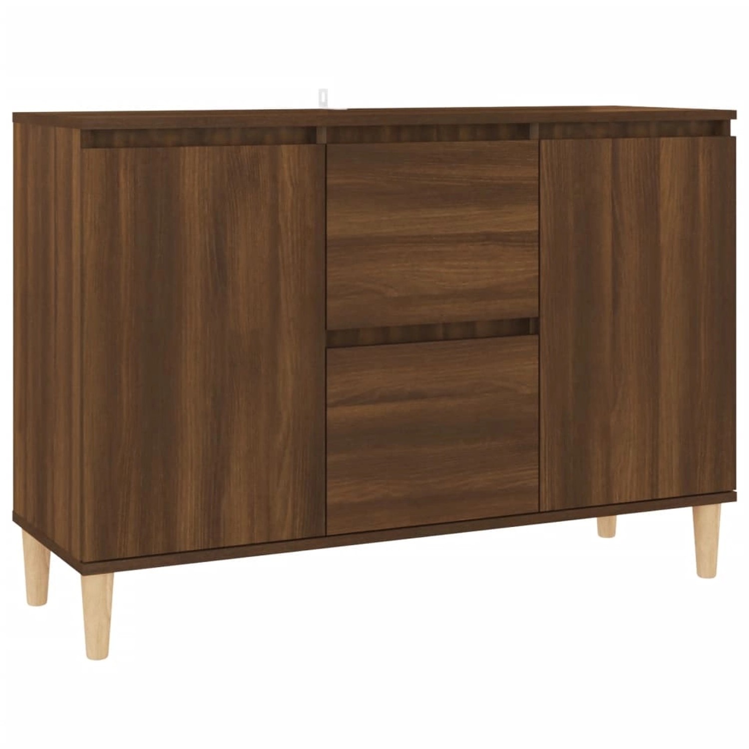vidaXL Sideboard Braun Eichen-Optik 103,5x35x70 cm Holzwerkstoff 815164 günstig online kaufen