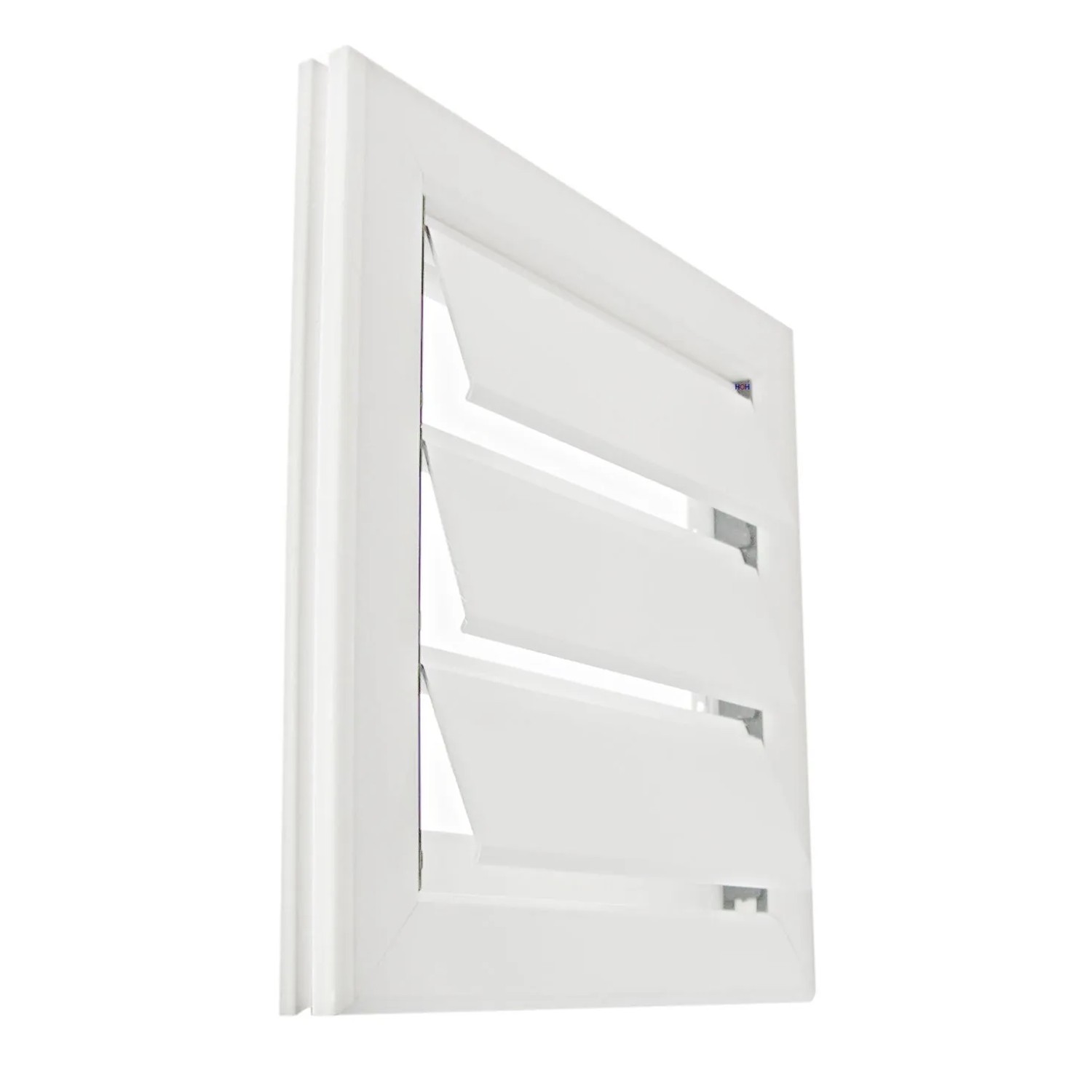 Häusler Überdruck Abluftgitter LG-2121 RAW PVD Weiß 205 x 205 Lüftungsgitter