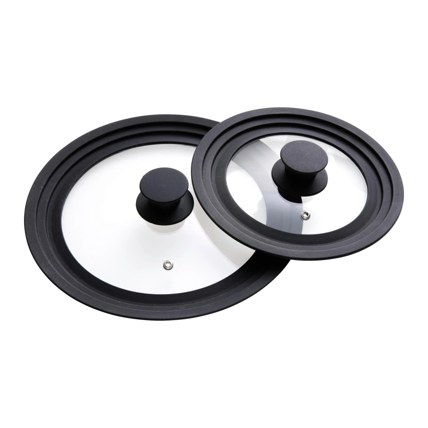 Gourmesto Deckel-Set Black Line Schwarz, 2-teilig_5