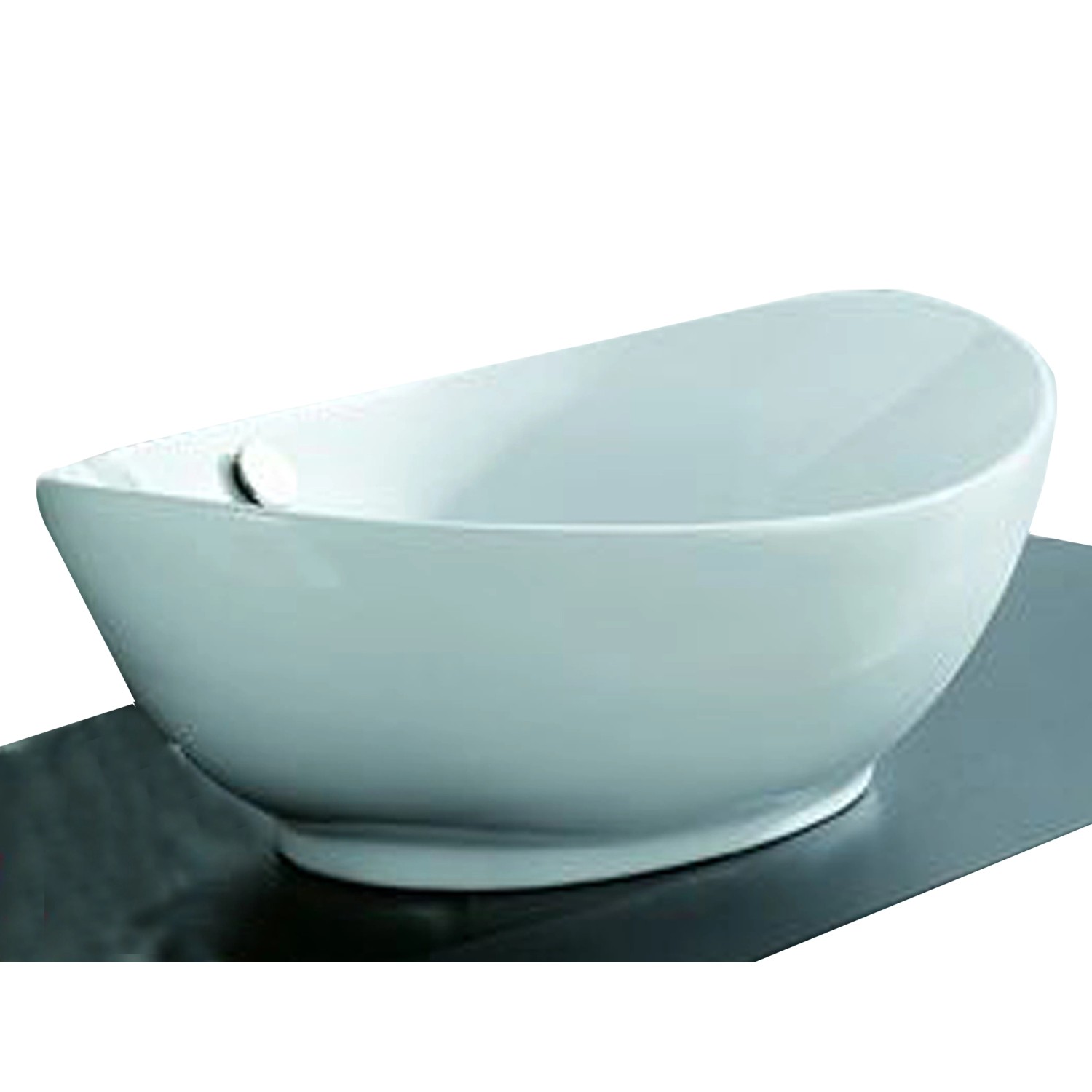 Glasdeals Aufsatzwaschtisch AW2010 in 60 × 37 × 19 cm Weiß 2010 günstig online kaufen