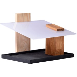 Dobar Vogelfutterhaus Futura I aus Holz mit Futter-Silo, 35x24cm, für Wildvögel.