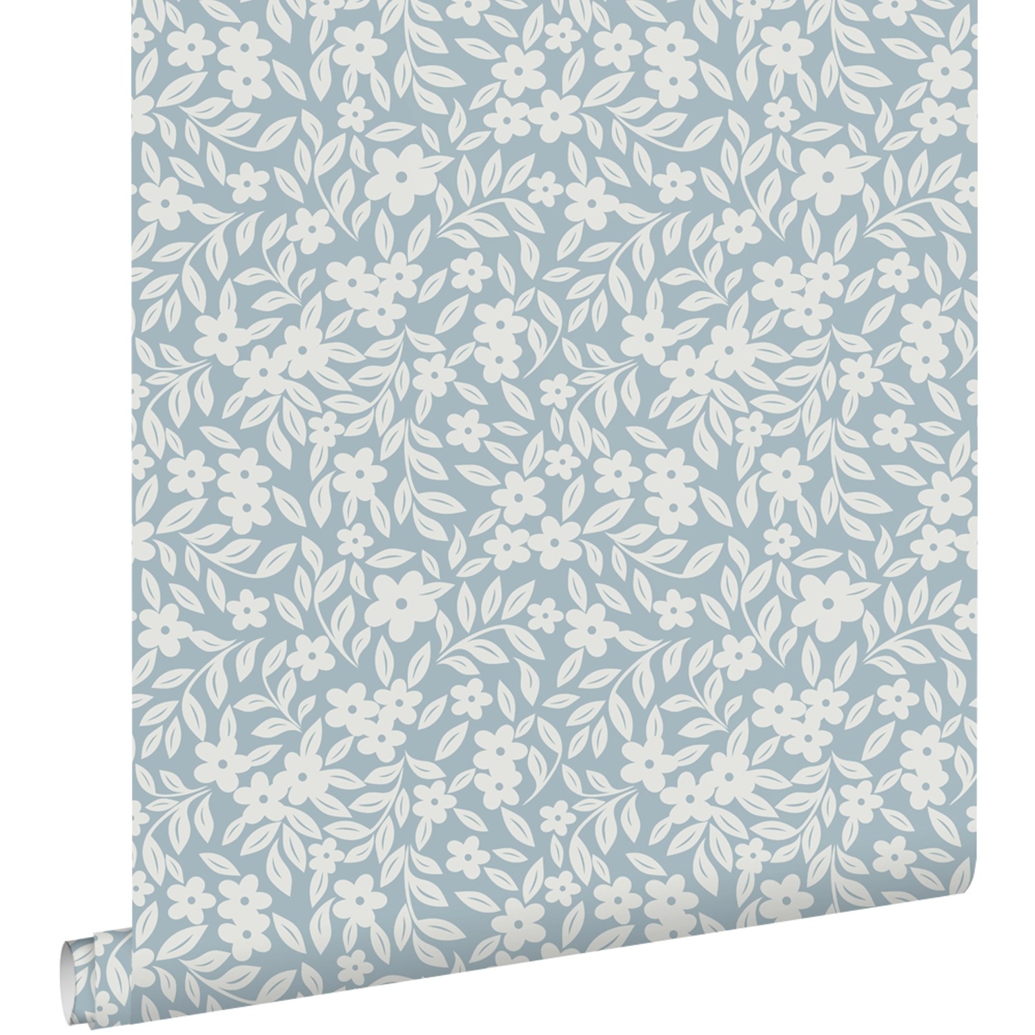 ESTAhome Tapete Blumen Blau 50 X 900 Cm 131440 günstig online kaufen