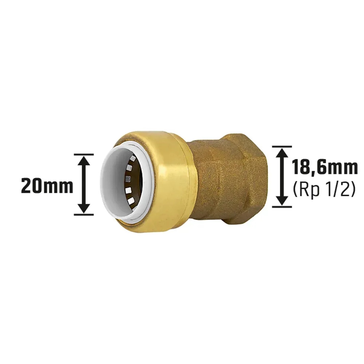 PAROAD Steckfitting 3/8 Auf 1/4 - Für Umkehrosmoseanlagen & Wasserfilter - Schnellmontage