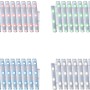 Paulmann MaxLED 250 LED-Streifen RGBW Set mit verschiedenen Farben.