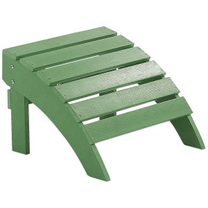 Beliani Fußhocker, grün, aus Kunstholz für Garten & Terrasse. Bequeme Fußstütze.