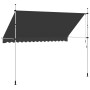 vidaXL Einziehbare Markise Handbetrieben 350 cm Anthrazit 143691_5