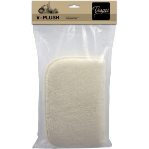 Cremeweißes Vesper Kratzbaum-Ersatzkissen mit Memory-Foam, 28x38cm, für High Base Kratzbäume.
