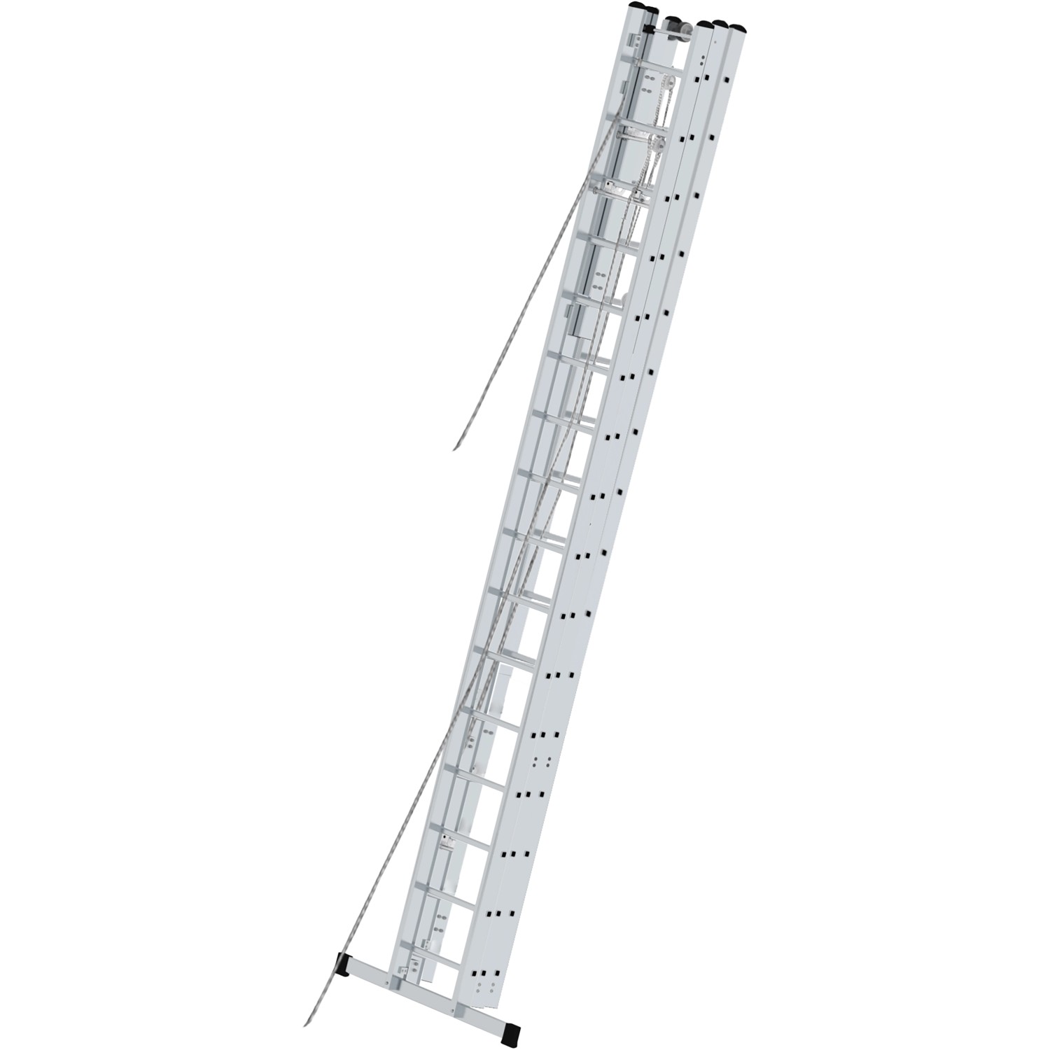 Thumbnail - Krause Seilzugleiter Stabilo 3-teilig 3 x 16 Sprossen 10,4 m x 0,48 m x 2,8 m