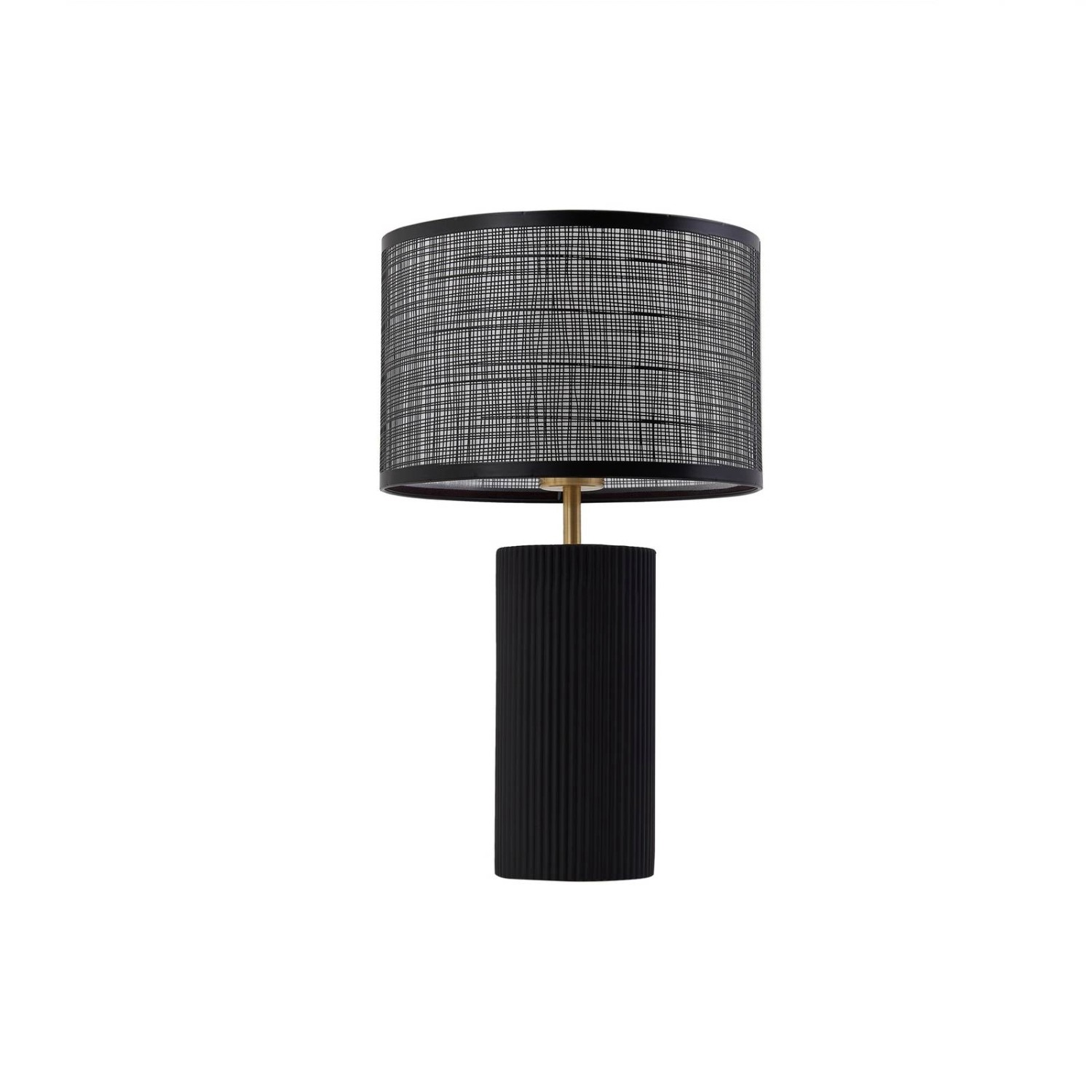 Lindby Tischlampe Sorscha 10030129 Modern in Schwarz aus Glas 1-flammig E27 Wohnzimmerleuchte