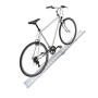 TRUTZHOLM klappbare Auffahrschiene mit Fahrrad. Alu Rampe für Anhänger, Tragkraft 50 kg.