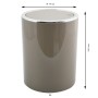 MSV Kosmetikeimer Kamaka, 6 l, Taupe, aus ABS-Kunststoff mit Schwingdeckel und spiegelnder Oberfläche.