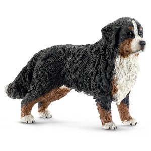 Schleich Farm World Berner Sennenhündin Spielfigur, detailgetreu modelliert.