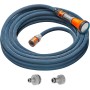 Gardena Liano Xtreme 10m Gartenschlauch Set mit Brause und Verbindern.