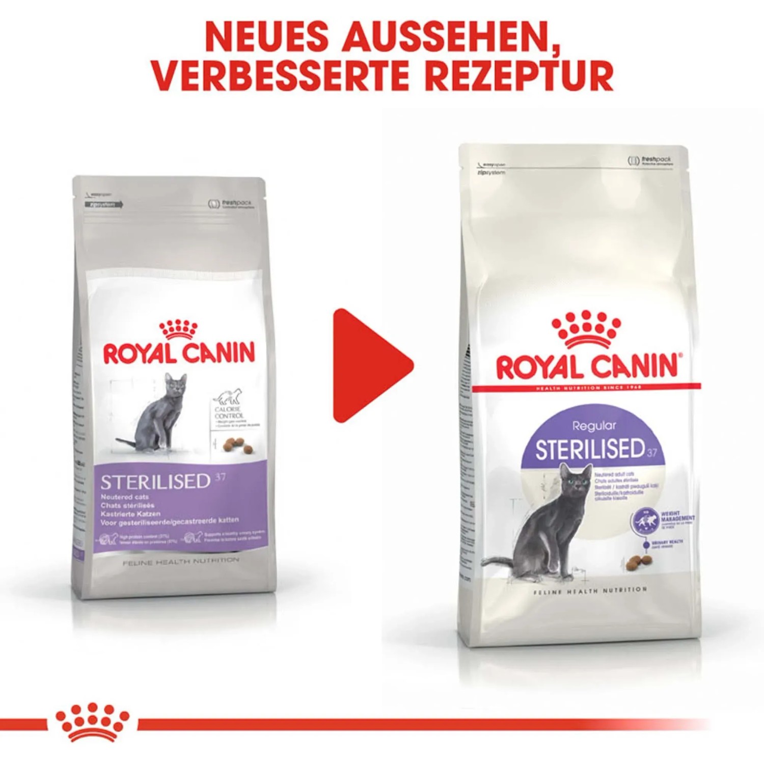 Royal Canin Sterilised Trockenfutter fr kastrierte Katzen 10 kg kaufen bei  OBI