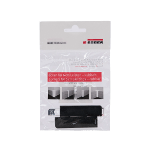 Egger Endstück 6 cm Stein Schwarz 2 Stück