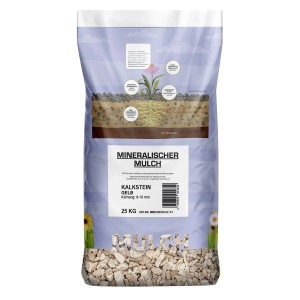 Weco Mineralischer Mulch Kalkstein 8 - 16 mm Gelb 25 kg