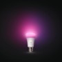 Philips Hue E27 LED Lampe mit pinkem Licht, White & Color Ambiance, 1100 lm.