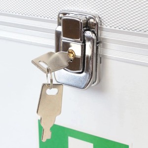 HMF 14702-09 Alu Medizinkoffer Erste Hilfe Koffer Tragegriff 30 x 25 x 25 cm