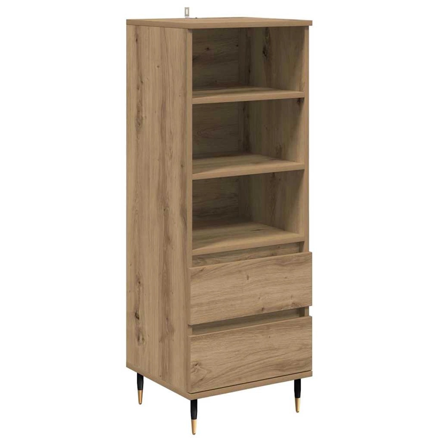 vidaXL Highboard Artisan-Eiche 40 x 36 x 110 cm Holzwerkstoff 882733