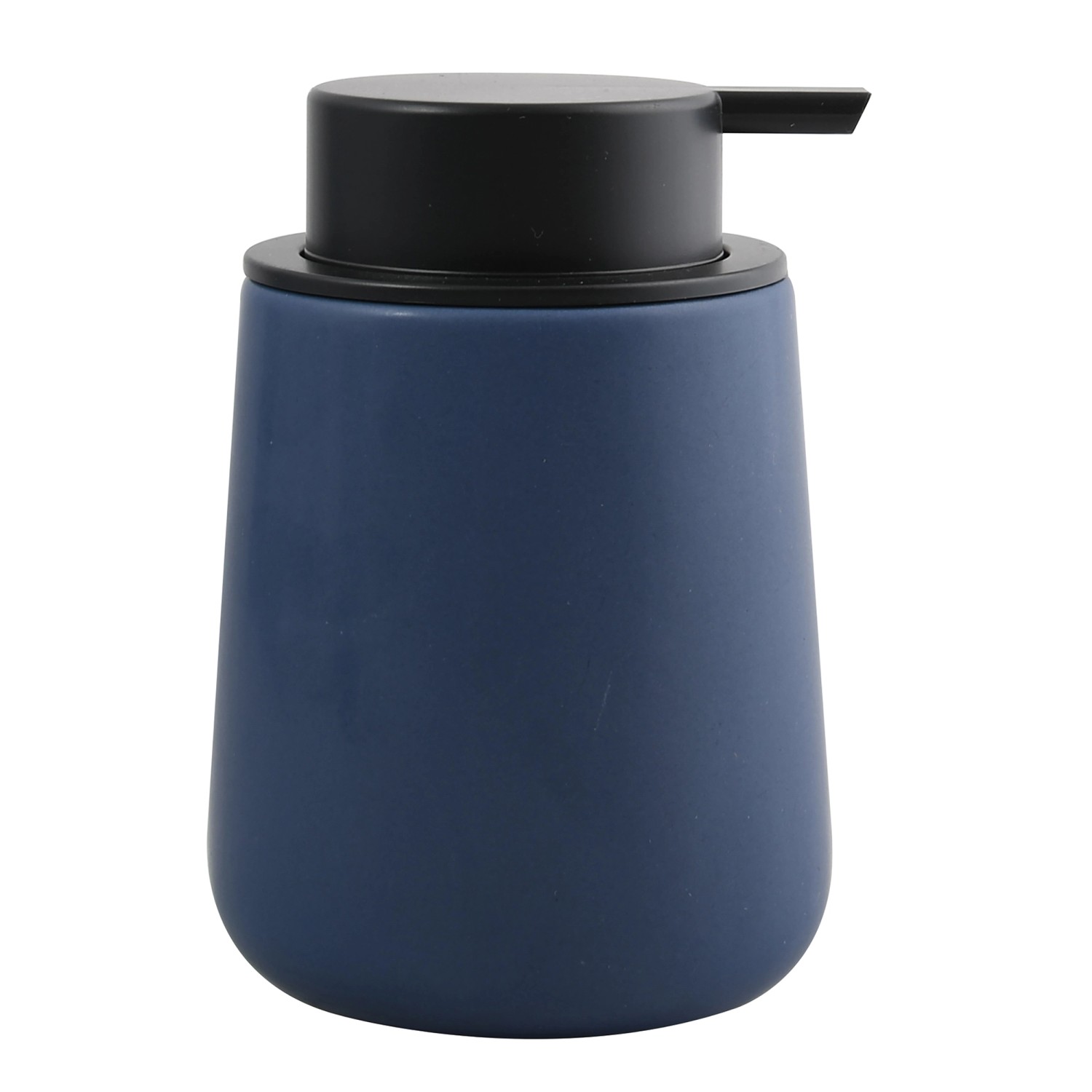 MSV Seifenspender Maonie Keramik Ø 8,5 cm x 12,6 cm Dunkelblau günstig online kaufen