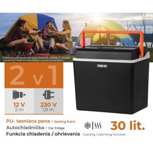 PROREGAL Kühlbox, 30 Liter, mit Tragegriff, für Camping und Ausflüge. Aufbewahrung & Ordnung.