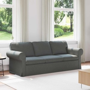 vidaXL Sofa Dunkelgrau 215 x 82 x 80 cm Stoff 42024314