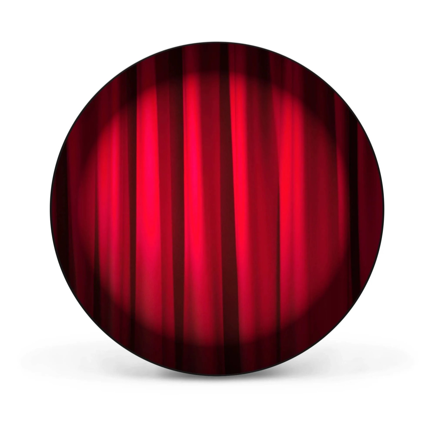 Banjado Magnettafel Rund Größe 47cm Magnetwand Schwarz Aus Metall Magnetpin günstig online kaufen