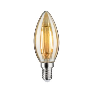 Paulmann LED-Kerze Filament, 2 W, Gold, für Plug & Shine Außenbeleuchtungssysteme.