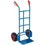Tectake Sackkarre  Mit Stahlrahmen Luftbereifung  55 x 44 x 119 cm Blau