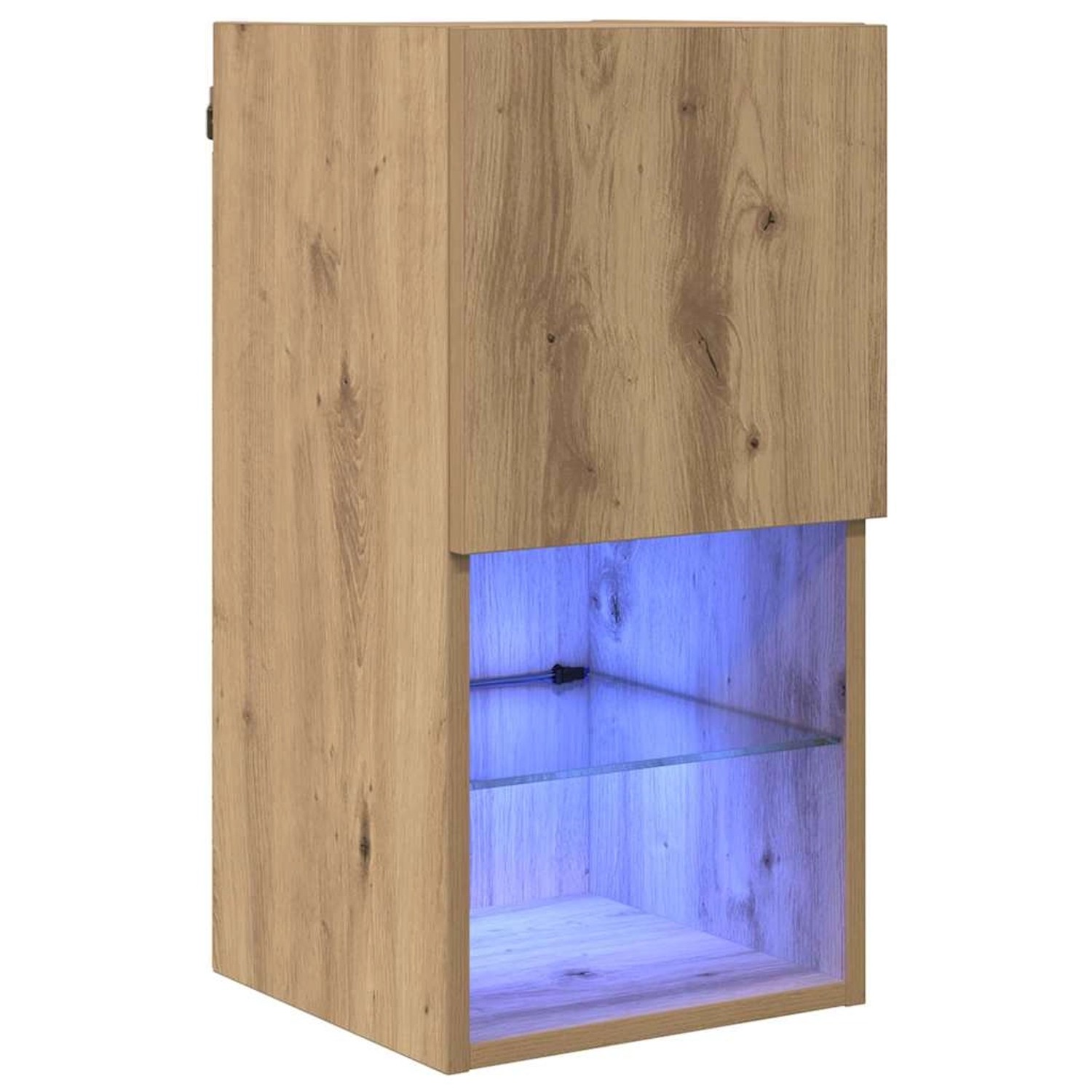 vidaXL Wandmontierter TV-Schrank Artisan-Eiche 30,5 x 30 x 60 cm 882944 günstig online kaufen