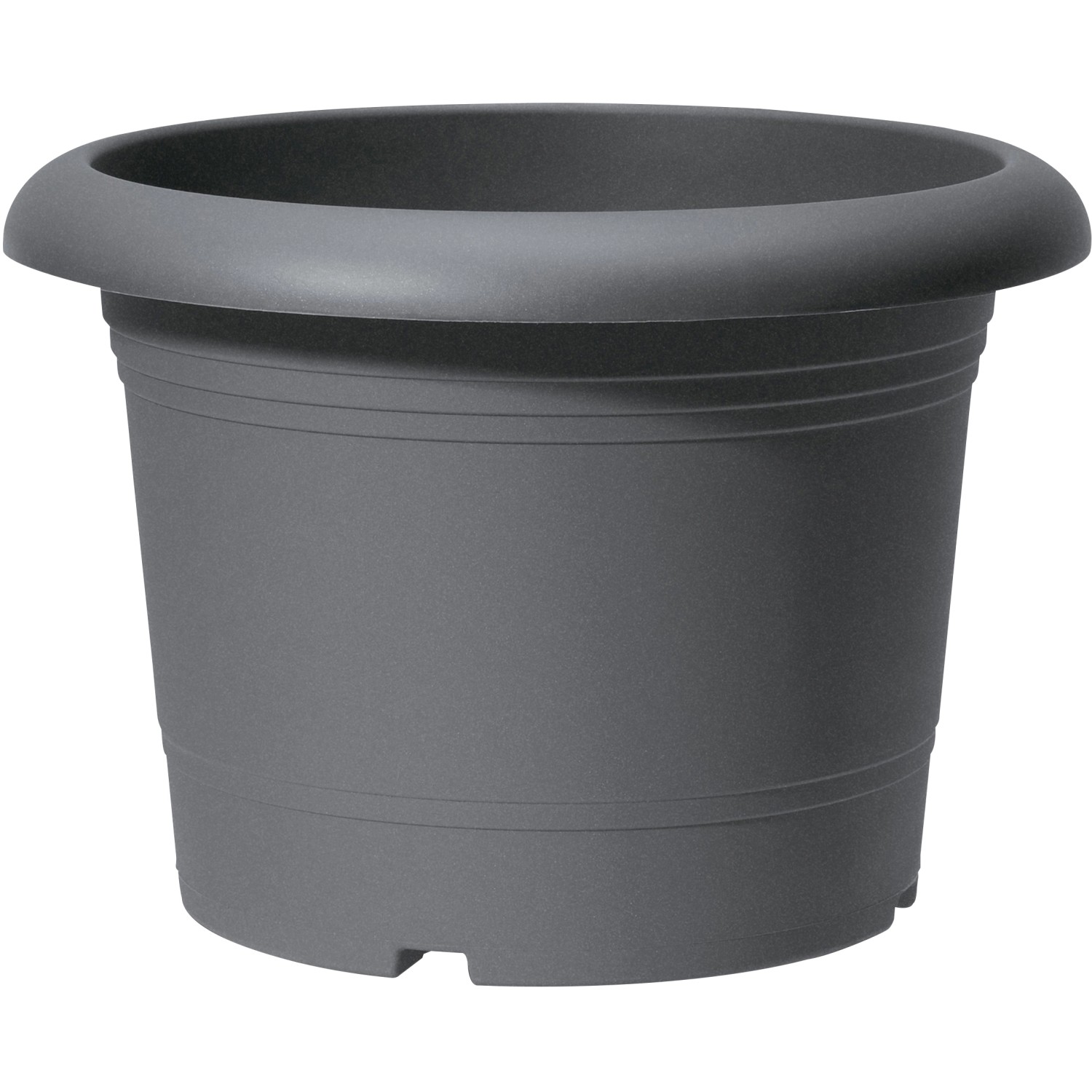 Scheurich Pflanzgefäß Oliver Ø 50 cm Metallic Grey