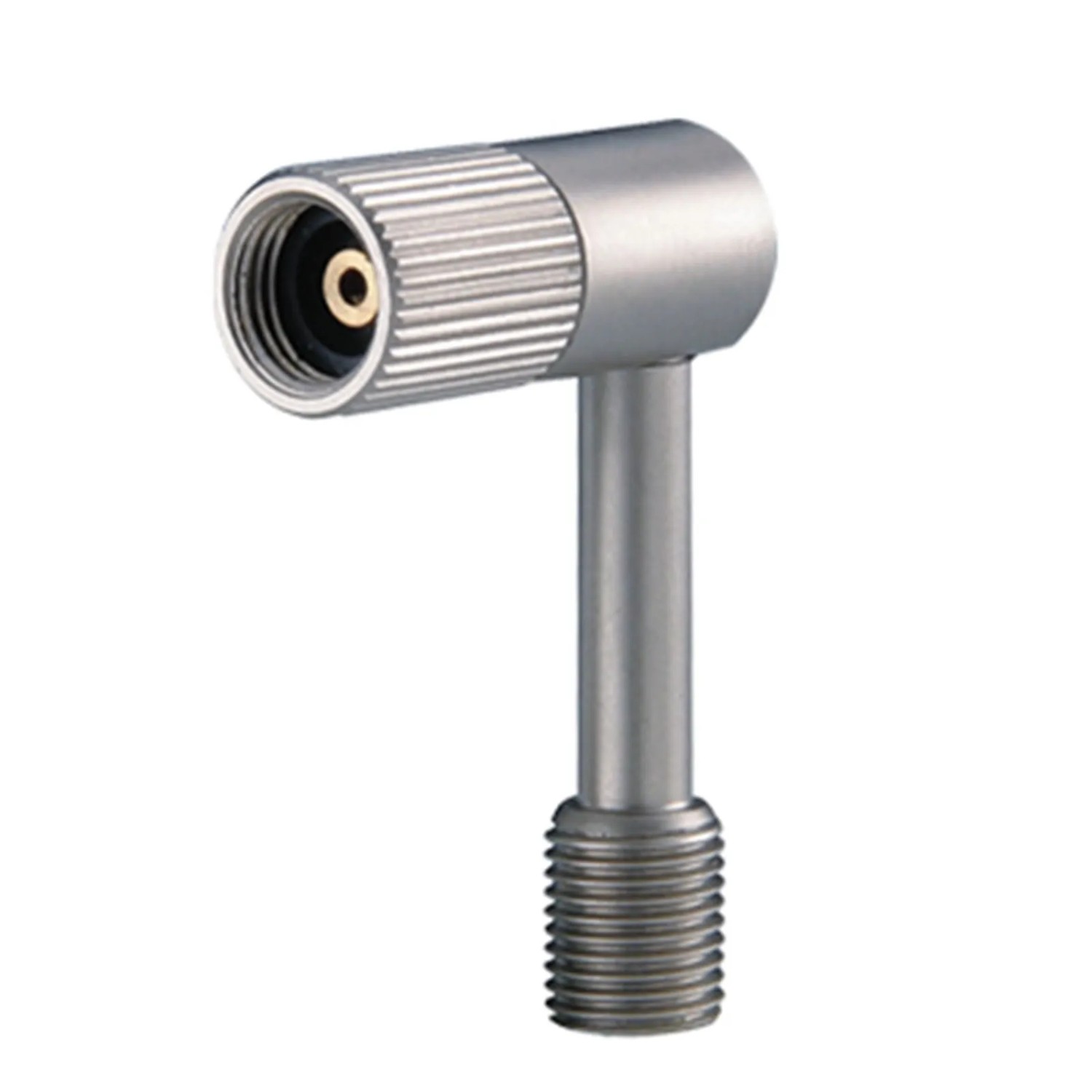 Topeak Schraderventil Winkeladapter Pressure Rite Grau