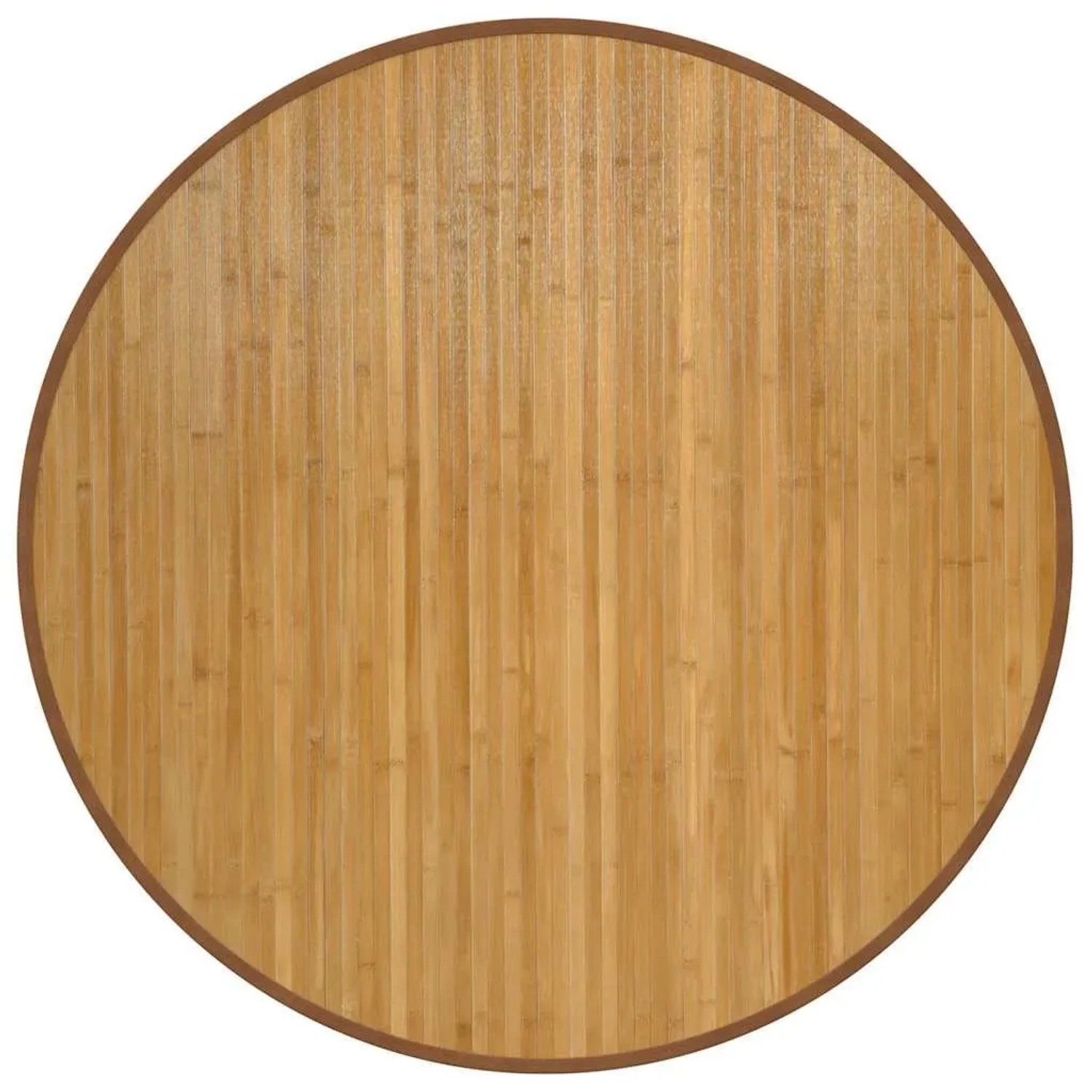 vidaXL Teppich Rund Natur 100 cm Bambus 376985