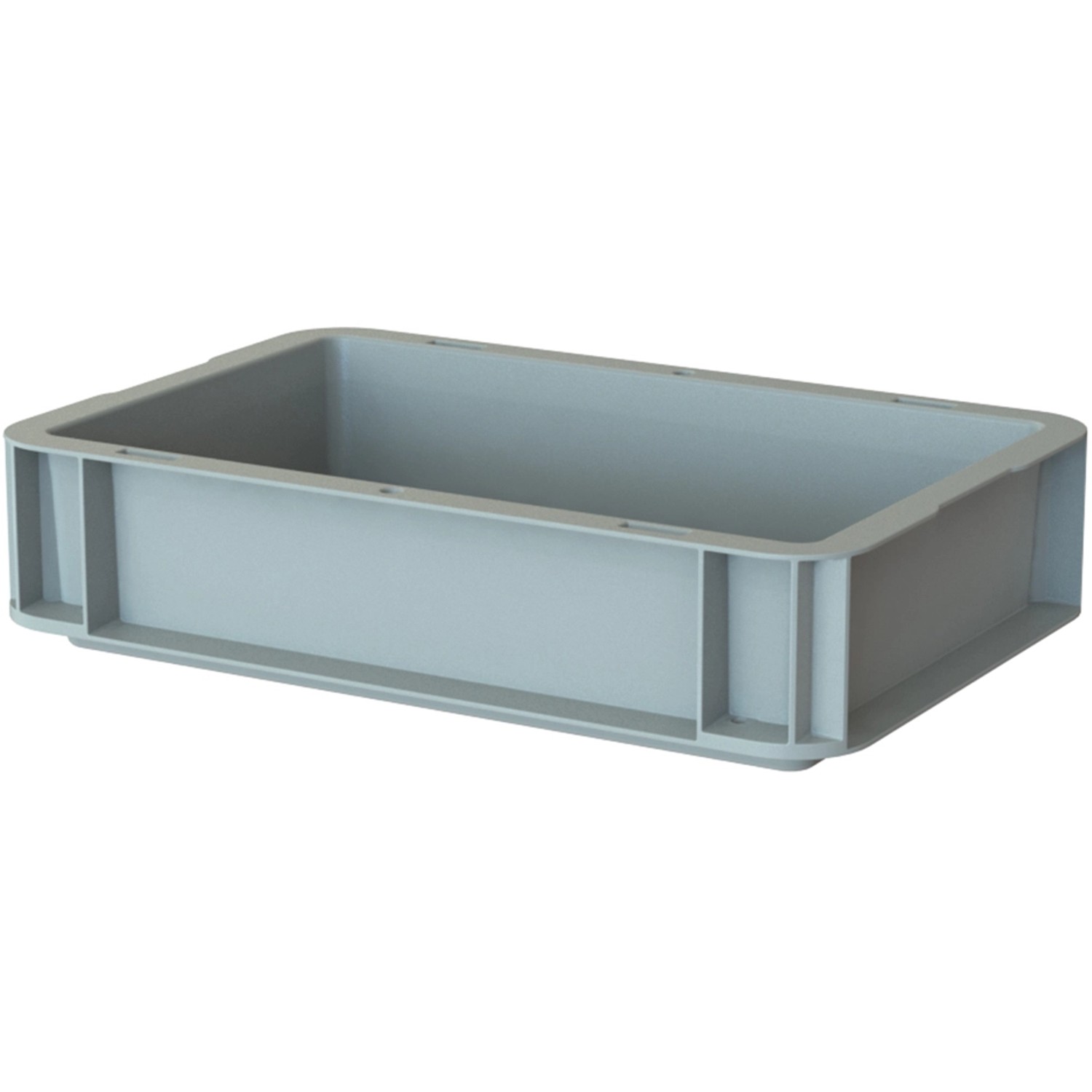 Eurobox-System Box Vollwand 30 x 20 x 7 cm Grau