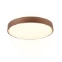 Moderne Trio LED-Deckenleuchte Doha, Coffee, Ø 45 cm. Runde Deckenlampe für Wohnräume.