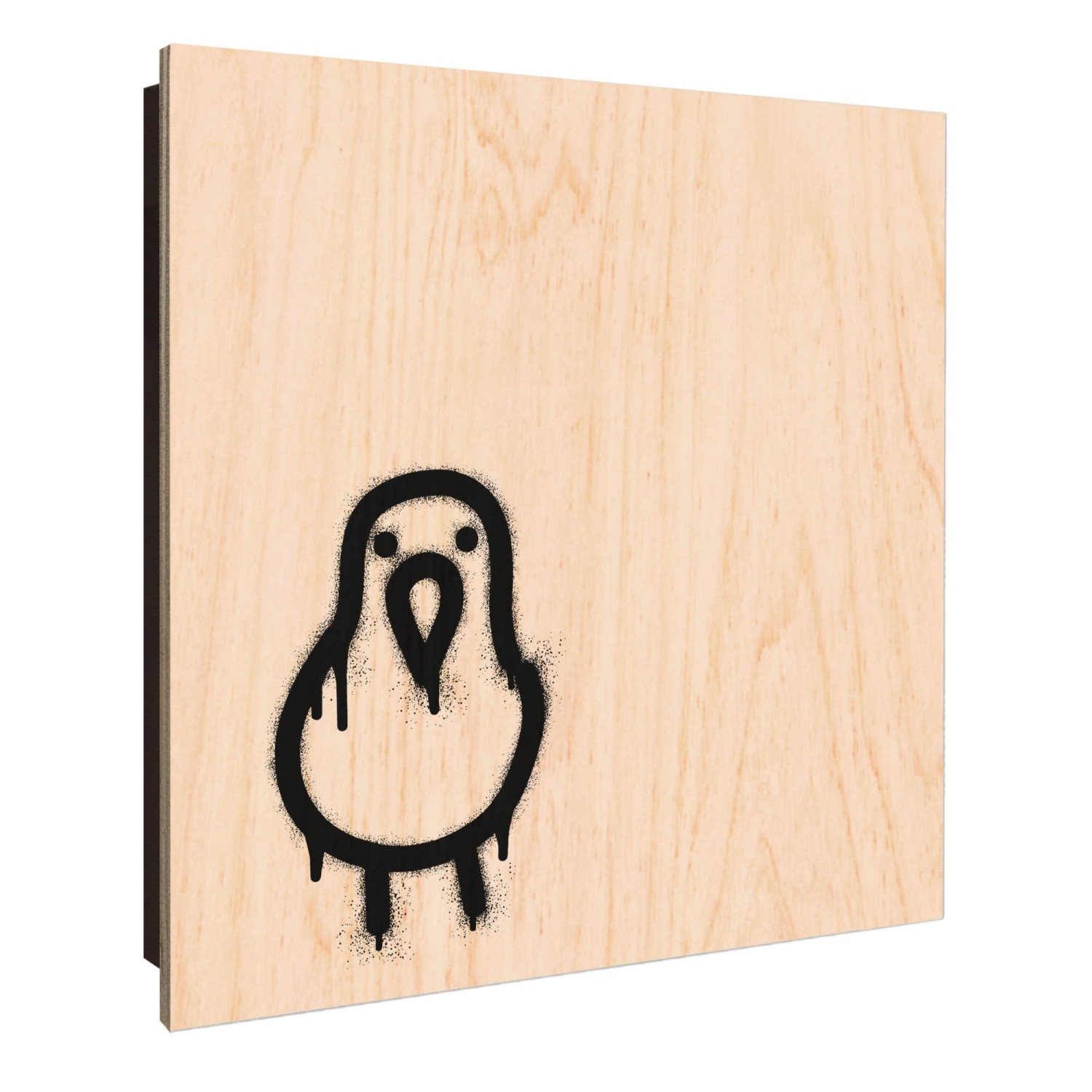 Banjado Schlüsselkasten Holz 30x30cm Schwarz Scharnier Rechts 50 Haken Desi günstig online kaufen