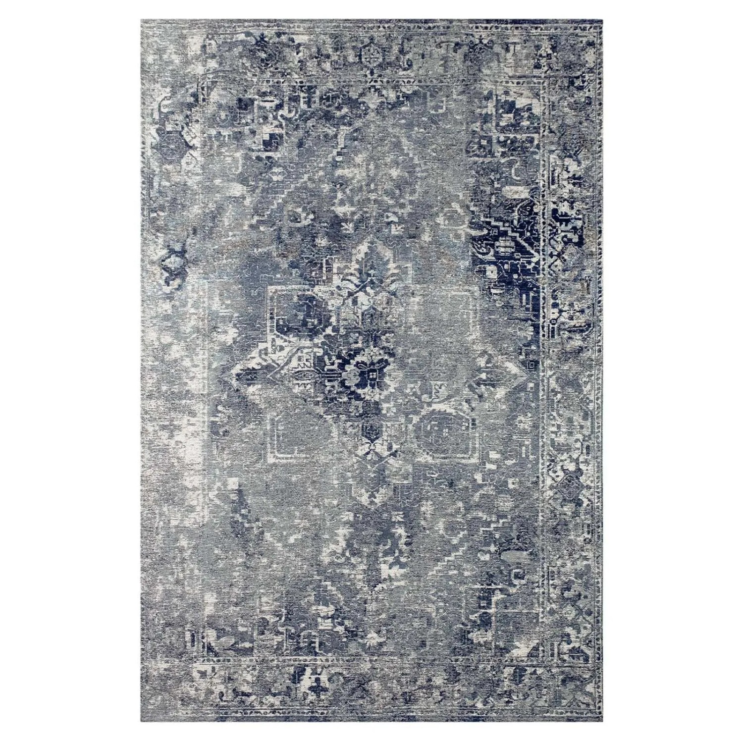 Lola&Moi Teppich Deep Blue Blau 240x340cm