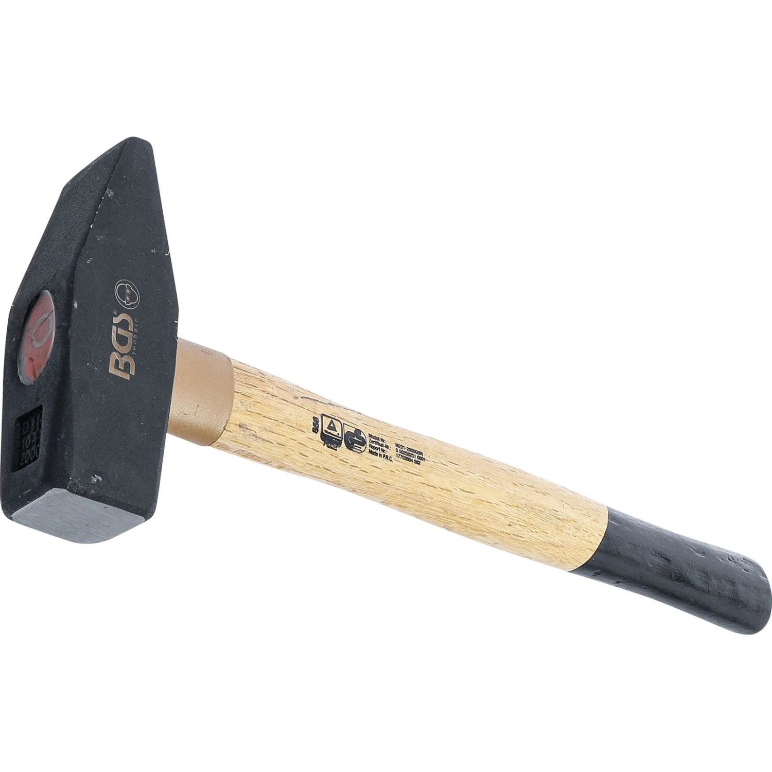 BGS Schlosserhammer Holz Stiel DIN 1041 2 000 G 858
